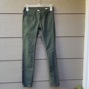 Arizona Super Skinny Jeans 1 olive green
